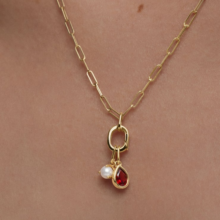 MEJURI クラスター パールフープ チャーム 14K 関税&送料込 Charms & Pendants